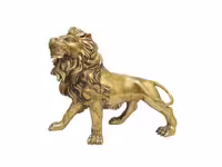 مجسمه شیر برنزی