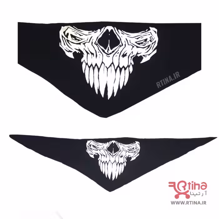 ماسک اسکارف فیس مثلثی مدل خون آشام