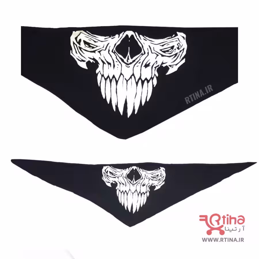 ماسک اسکارف فیس مثلثی مدل خون آشام