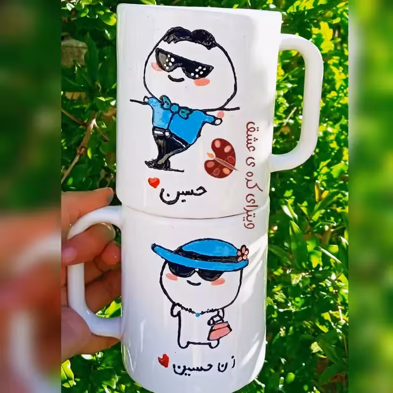 خرید ماگ-لیوان ست عاشقانه قابل سفارش با تمامی اسم ها