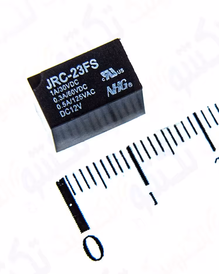رله مینیاتوری 24 ولت 1 کنتاکت 1 آمپر NHG-JRC-23FS-24VDC