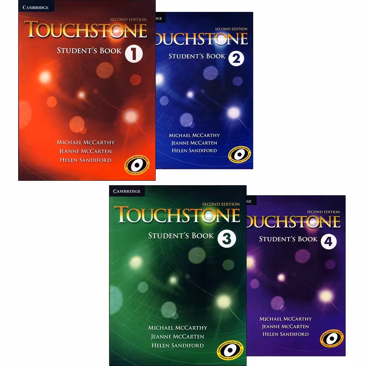 مجموعه چهار جلدی تاچ استون | کتاب انگلیسی Touchstone student pack (سایز رحلی)