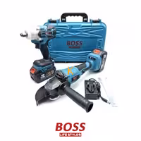 مجموعه دو عددی مینی فرز و بکس شارژی براشلس باس