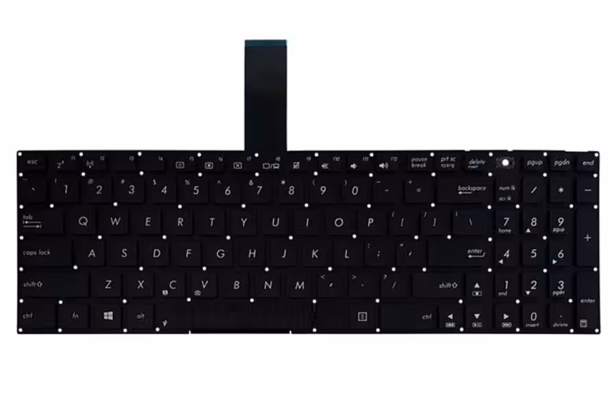 کیبورد لپ تاپ ایسوس K56-S550 مشکی اینترکوچک بدون فریم
