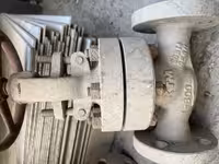 شیر سوزنی 1 اینچ دابلکس دو تیکه ریس فیس کلاس 600 از جنس STEM CF8M SAET CF8M BODY CF8M DISC CF8M