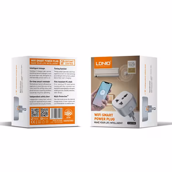 تبدیل الدینیو 3پین تیغه ای به 2شاخه SCW 1050