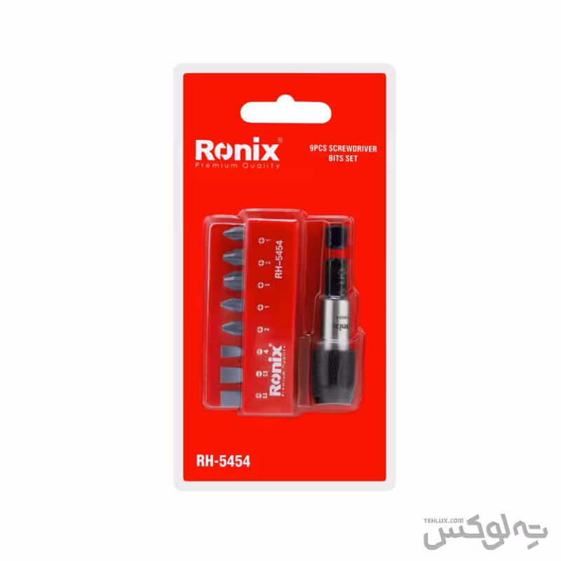 ست رابط و سری پیچ گوشتی 9 عددی رونیکس مدل RH-5454