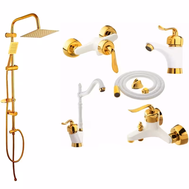 ست شیرآلات شیرالات آیدا مدل بیزانس رویال مجموعه 6 عددی