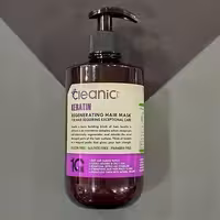 ماسک مو فری سولفات کلینیک کیندی مدل کراتین همراه با ابکشی حجم 550 میل/