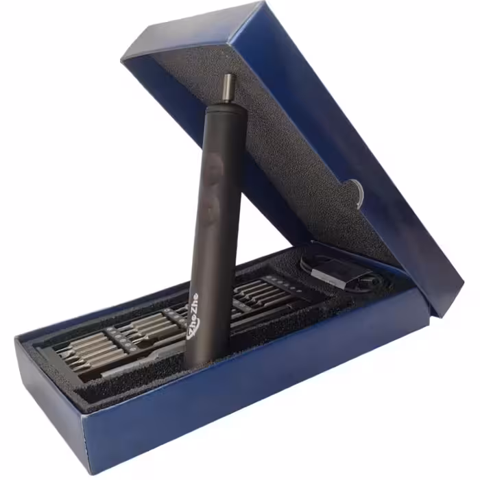 پیچ گوشتی شارژی موبایلی مدل zhezhe-02 مجموعه 24 عددی