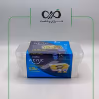 ظرف ماکروویو یکبار مصرف 1500 سی سی طب پلاستیک (3 عددی)