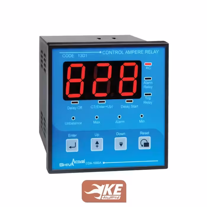 رله کنترل آمپر 96C سری 13D1 شیوا امواج مدل CAD-2M