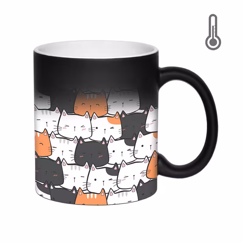 خرید و قیمت ماگ حرارتی طرح گربه کد 1726