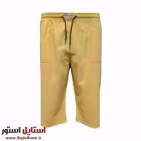 شلوارک مردانه فتوحی کد 1343 رنگ زرد (اوت لوت)