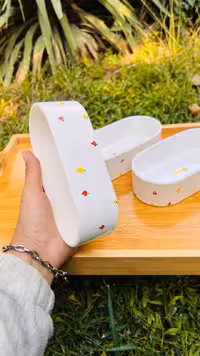 تابه بیضی گلدار RK (3 عددی)