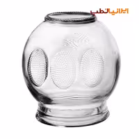 لیوان شیشه ای حجامت و بادکش گرم فالیزک شماره 4 کارتن 16 عددی