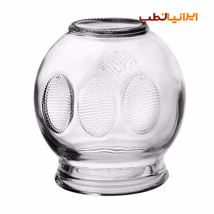 لیوان شیشه ای حجامت و بادکش گرم فالیزک شماره 4 کارتن 16 عددی