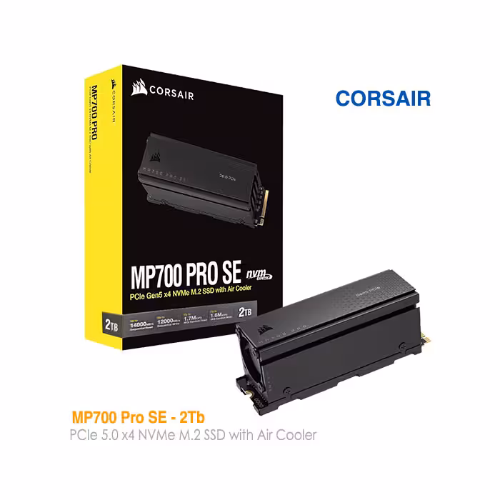 حافظه اس اس دی کورس ایر هیت سینک‌دار 2ترابایت MP700 PRO SE