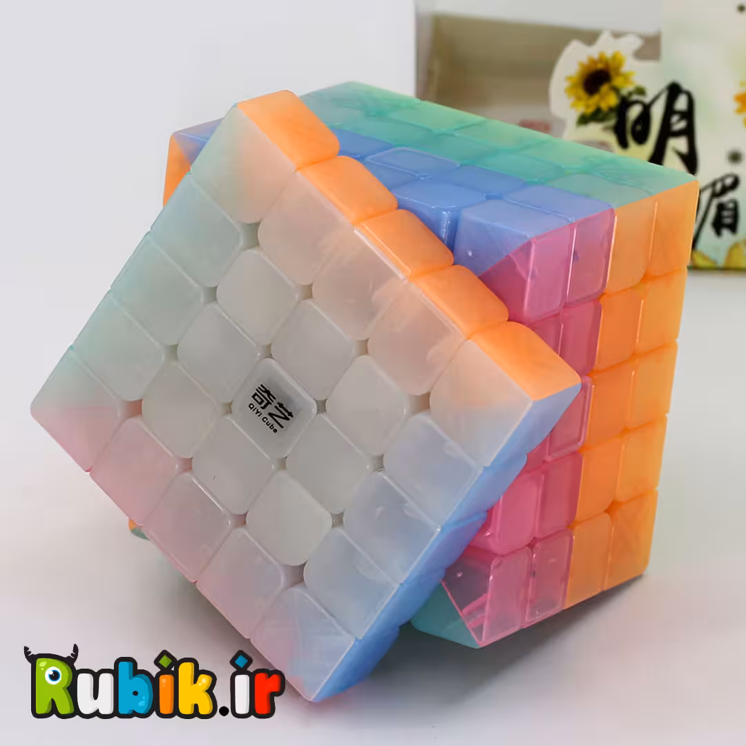 روبیک 5×5 کای وای شفاف ژله ای