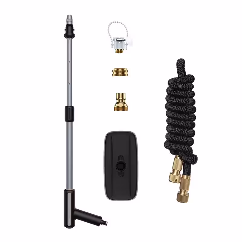 ست نازل و تی شستشوی خودرو Baseus Multifunctional Car Wash Spray Nozzle CRXC01-F01 طول 15 متری