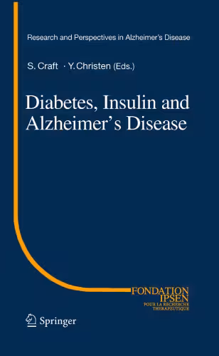 خرید و دانلود نسخه کامل کتاب Diabetes, Insulin and Alzheimer&#039;s Disease