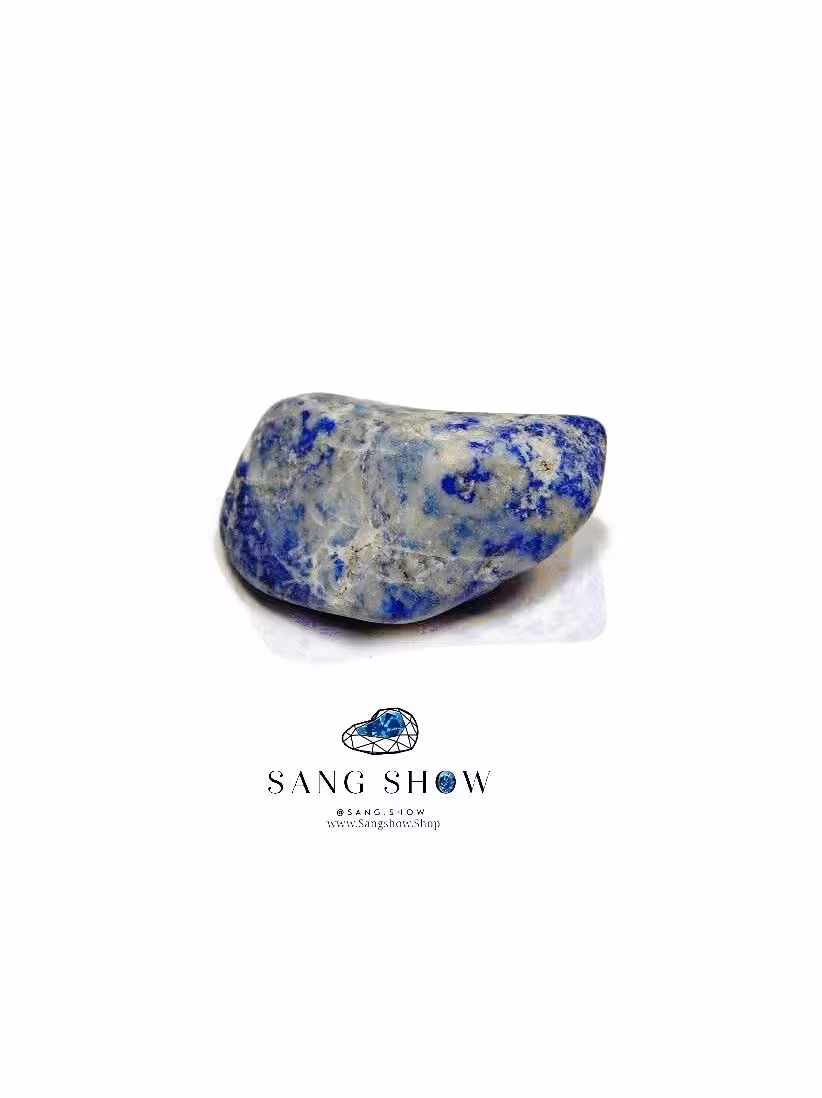 لاجورد تامبل شده نمونه زیبای افغان S739