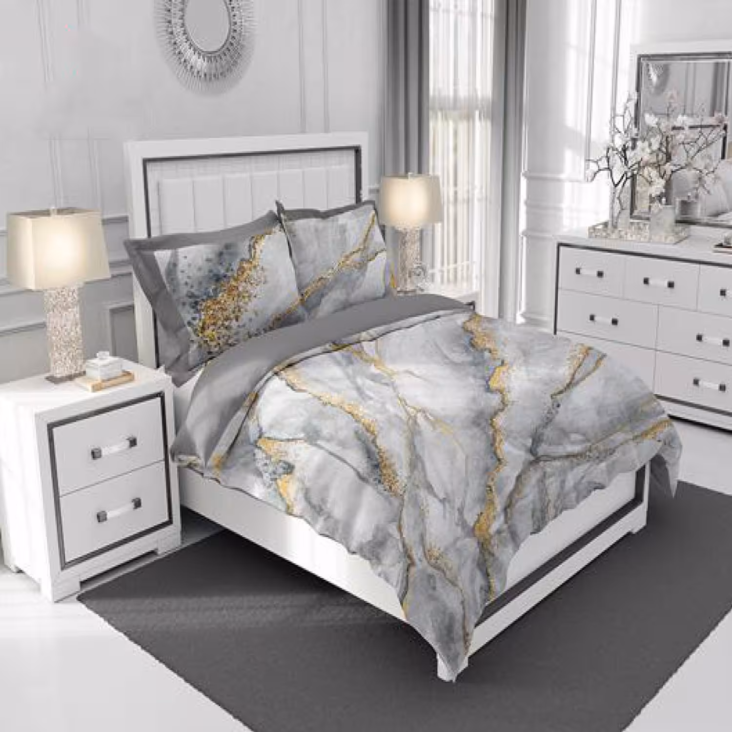 سرویس روتختی سه بعدی چیداری مدل 1001