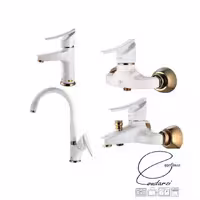 ست شیرآلات درخشان مدل واگنر (لوکس) وایت
