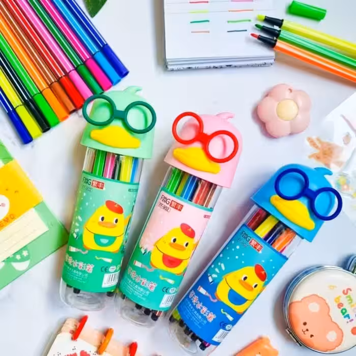 ماژیک 12 رنگ فانتزی اردک