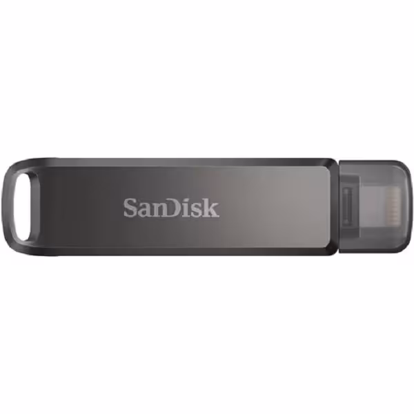 ارسال فوری   امکان خرید حضوری   فلش مموری لایتنینگ و USB3.1 سن دیسک مدل sandisk IXPAND LUXE ظرفیت 256 گیگابایت