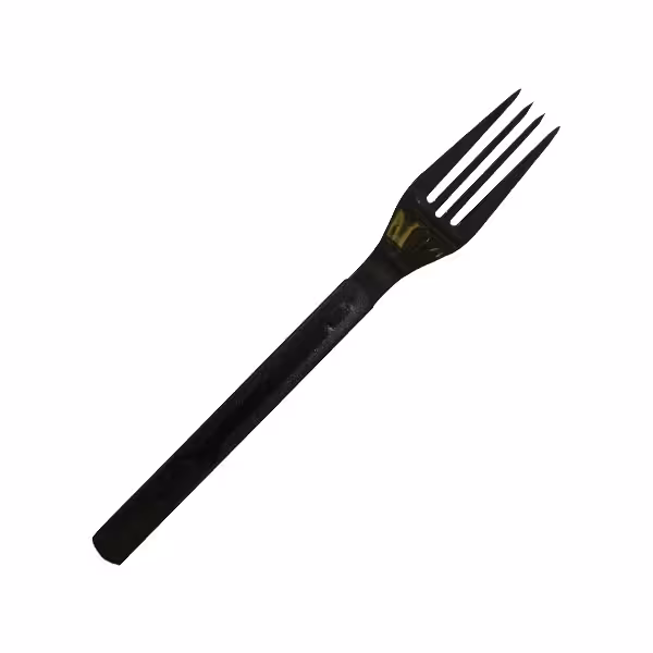 چنگال یکبارمصرف امپریال مشکی کوشا بسته 25 عددی