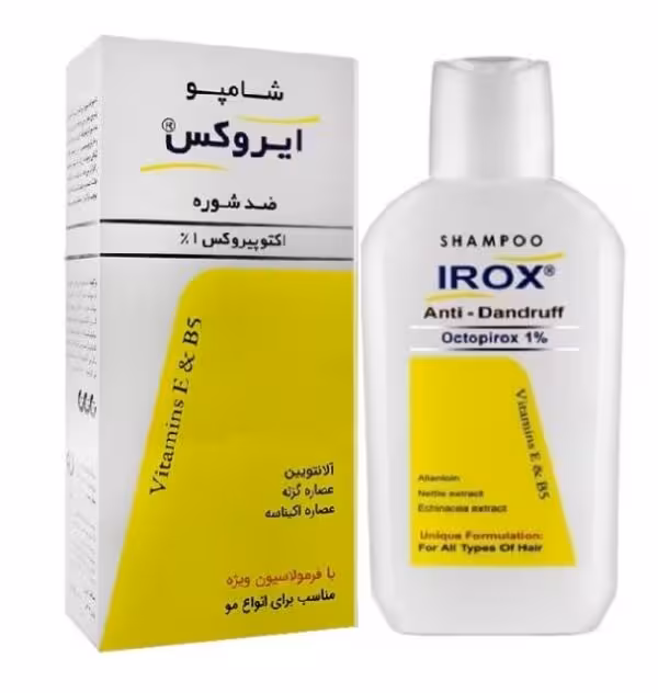 شامپو ضد شوره اکتوپیروکس 1 درصد ایروکس Irox Anti Dandruff Shampoo With Octopirox 1%