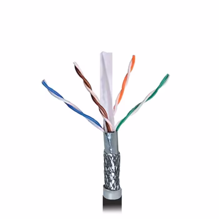 کابل شبکه CAT6 SFTP به طول 305 متر کی نت K-net Cat6 SFTP PVC CU Lan Cable 305m