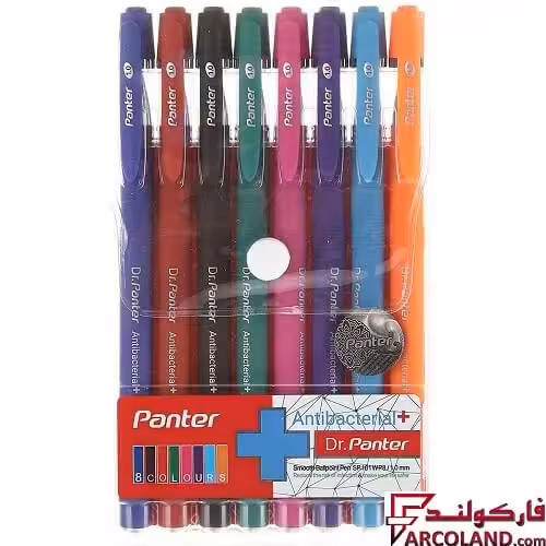خودکار 8 رنگ 1 میلی متری پنتر مدل Smooth ballpoint pen کد SP-101
