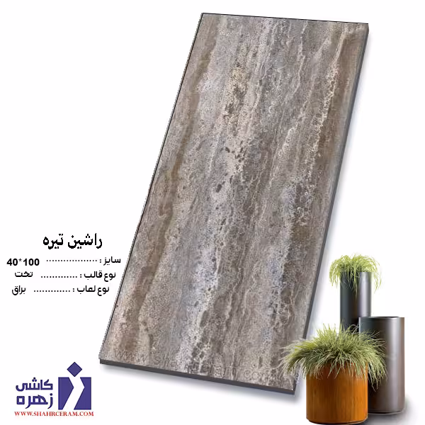 سرامیک راشین تیره 100*40کاشی زهره