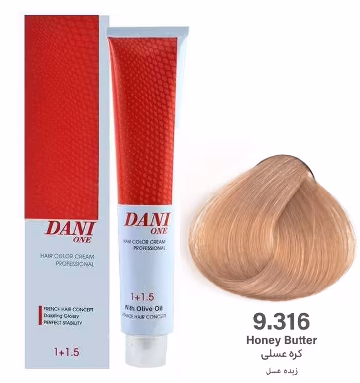 رنگ مو دنی وان کره عسلی 8.316