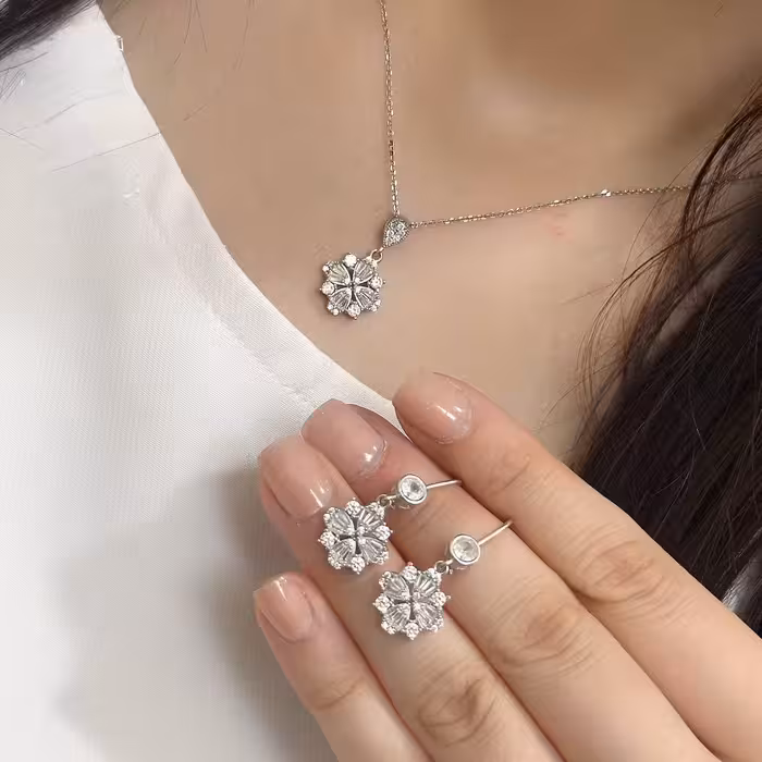 نیمست نقره جواهری کد 00455