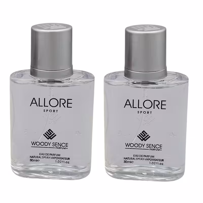 عطر جیبی مردانه وودی سنس مدل الور اسپرت حجم 30 میلی لیتر بسته 2 عددی