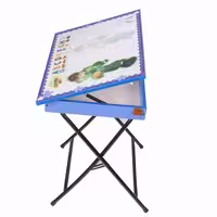 میز تحریر پایه بلند باکسدار طرح بن تن (وایت بردی،تاشو،تنظیم شونده ارتفاع)