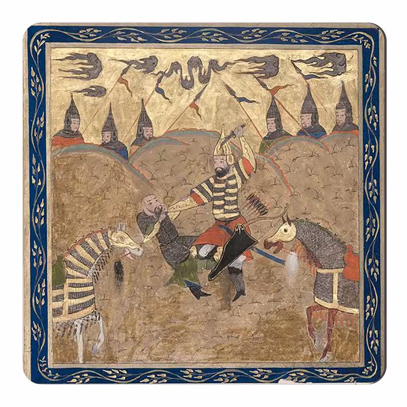 مگنت یخچال طرح نگارگری ایرانی کد wmg192