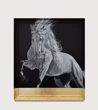 تابلو نقاشی اسب کار دست کدکالا 997