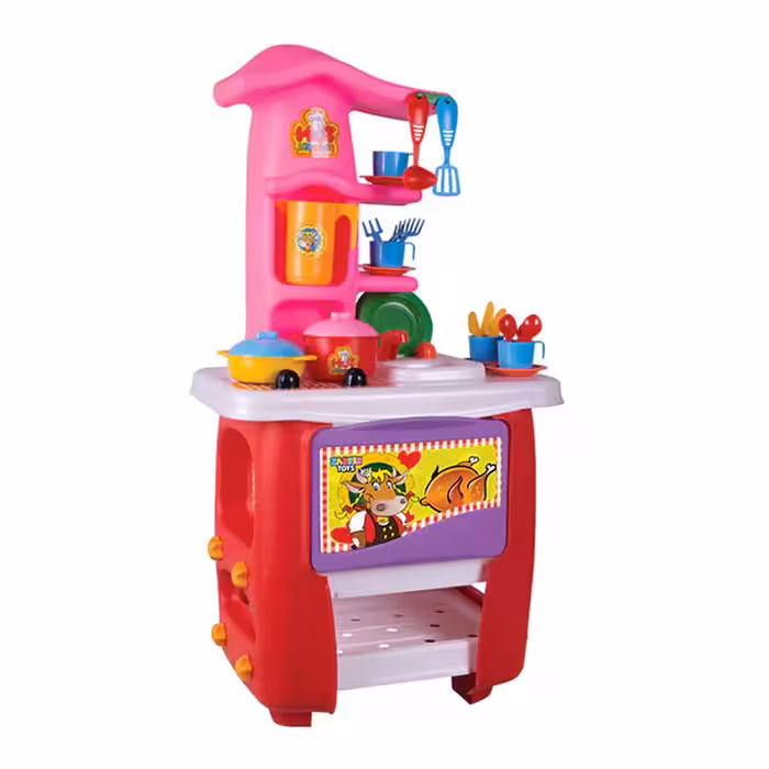 اسباب بازی آشپزخانه کلبه 43 قطعه زرین تویز