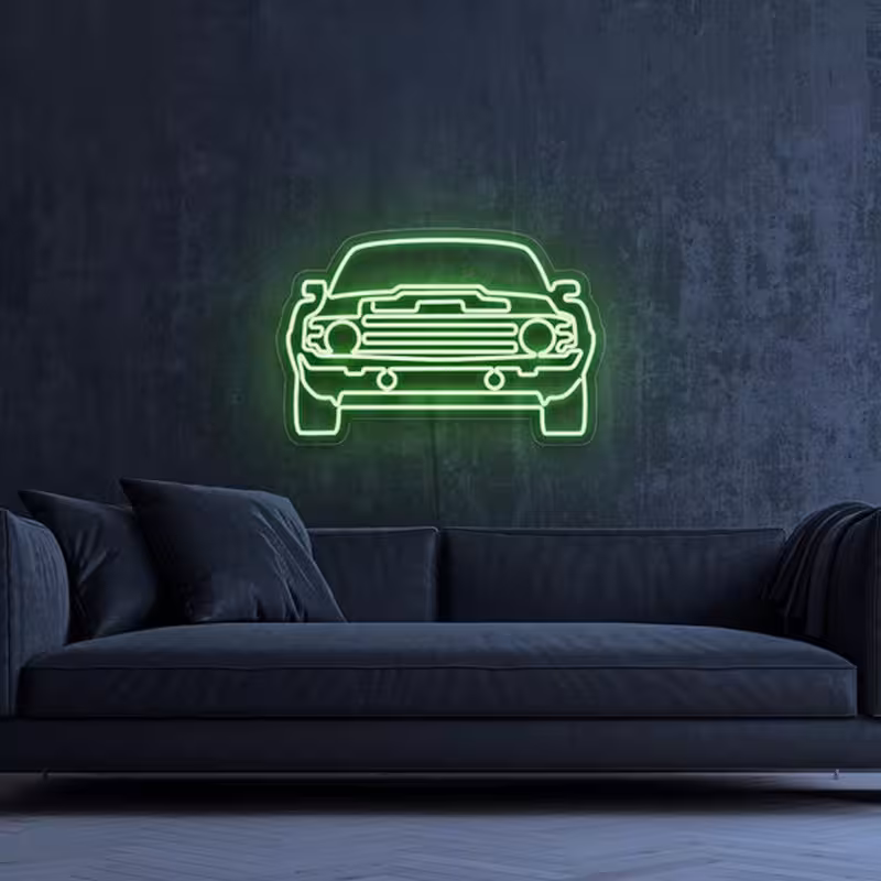 تابلو نئون ماشین و موتور کد DRIVE008