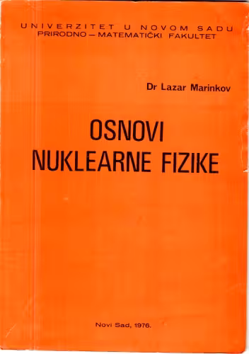 خرید و دانلود نسخه کامل کتاب Osnovi Nuklearne Fizike
