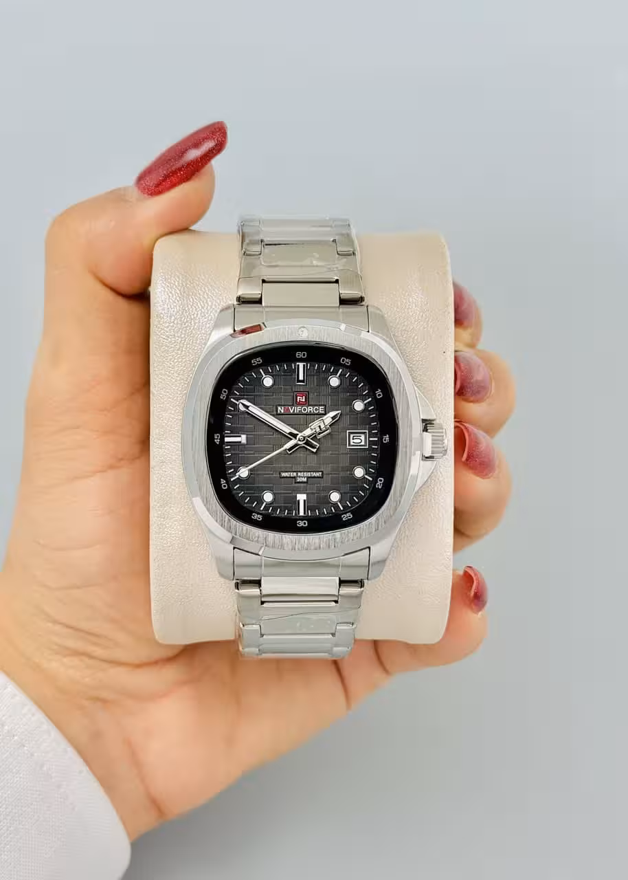 ساعت اورجینال مردانه عقربه ای نیویفورس مدل NAVIFORCE NF9240-SSB