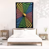 بکدراپ هندی تپستری نقاشی دست شماره 12 سایز 200*130