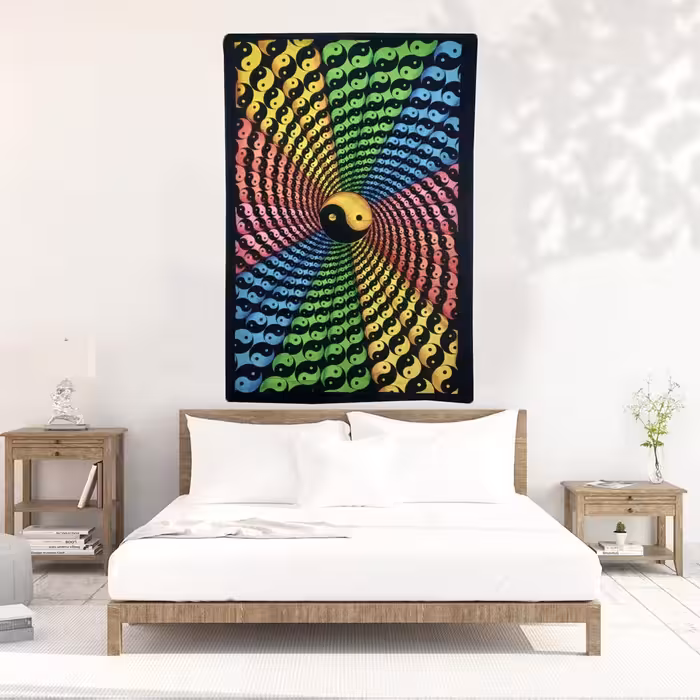 بکدراپ هندی تپستری نقاشی دست شماره 12 سایز 200*130