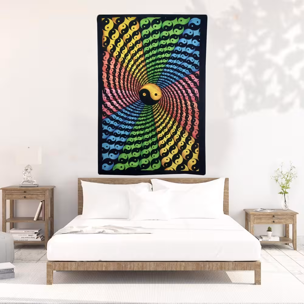 بکدراپ هندی تپستری نقاشی دست شماره 12 سایز 200*130