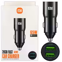 شارژر فندکی 2 پورت QC3.0 65W MI