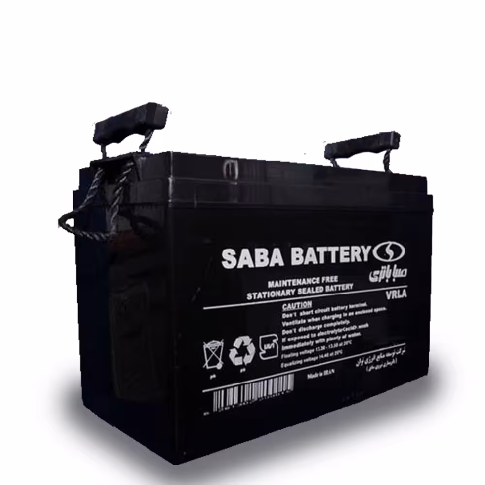 باتری یو پی اس 12 ولت 100 آمپر صبا باتری